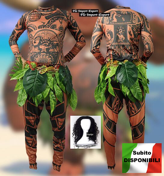 Type Maui Vaiana Carnaval Costumes Hommes Animation Cosplay Maui