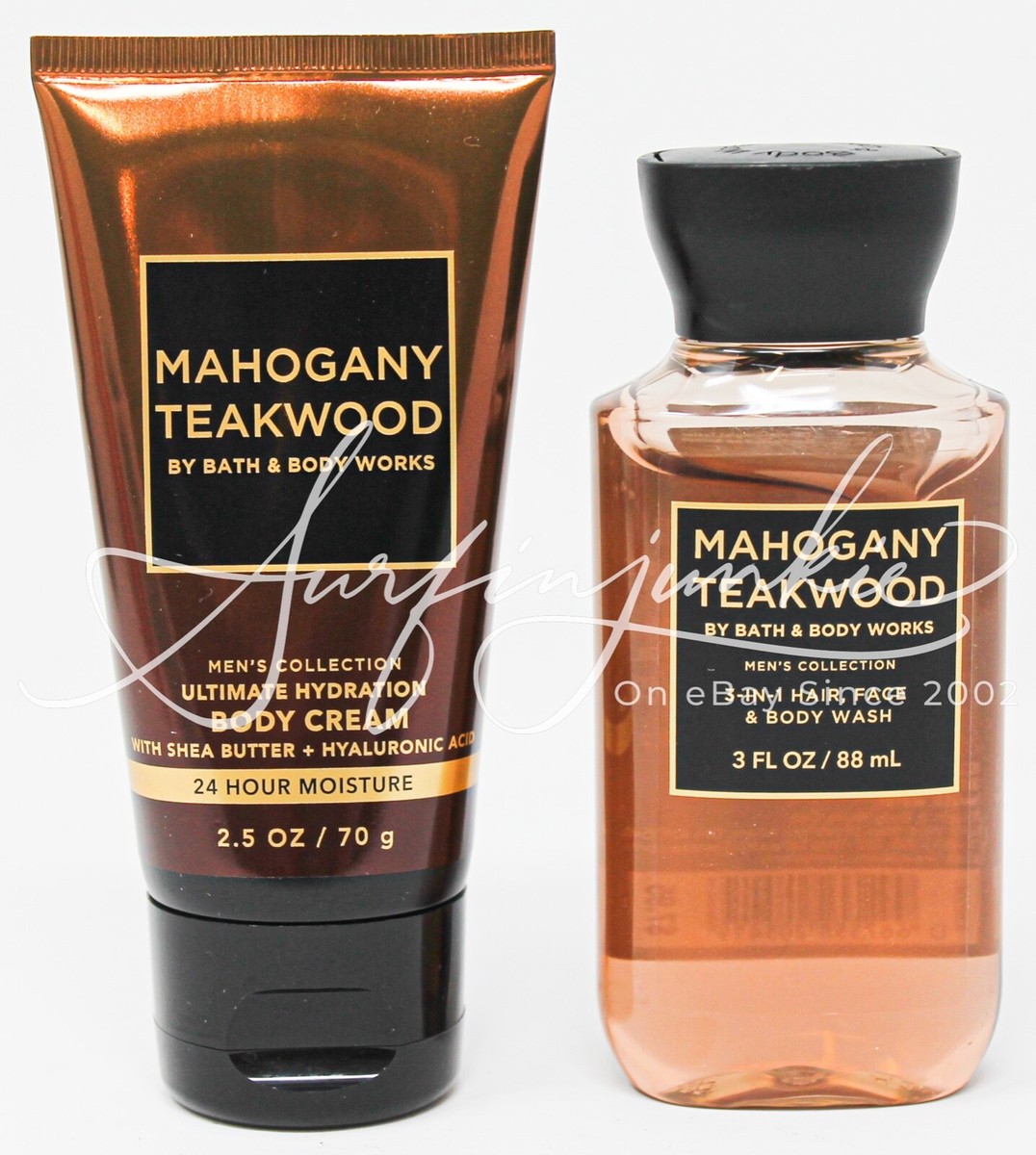 Bath Body Works Mahogany Teakwood in Face Hair Body Wash