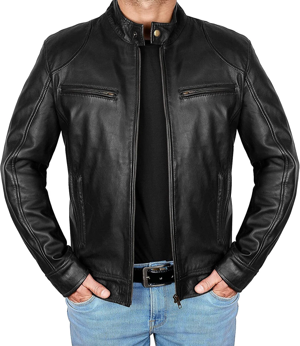 2xl leather top motorcycle jacket