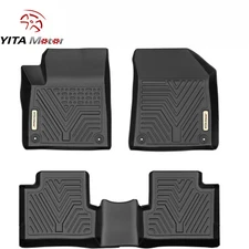 YITAMOTOR 3D Floor Mats for 2015- 2023 Jeep Cherokee All Weather TPE Floor Liner