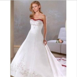 Red Wedding Dresses No Train
