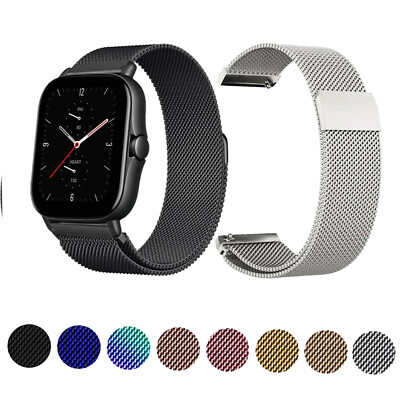 Milanese Armband für Samsung Amazfit Huawei Garmin Metall Magnet 20mm 22mm