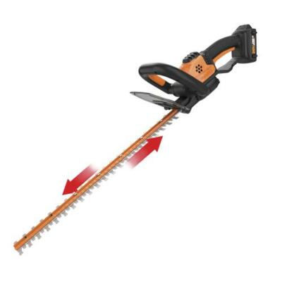 22'' 20V Portable D Grip Cordless Antivibration Dual Action Blade Hedge Trimmer