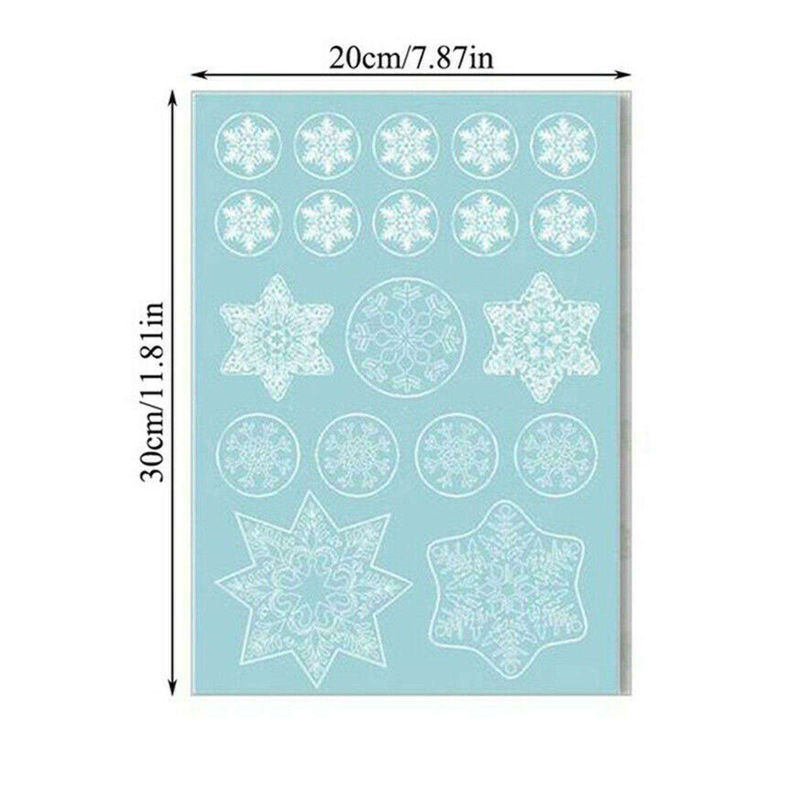 2/4pcs Santa Elk Removable Christmas Window Glass Stickers Decal Shop Xmas Decor - Picture 19 of 19