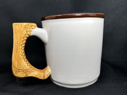 Vintage Ceramic Lefton Mom High Heel Boot Handle Coffee Mug - Picture 9 of 16