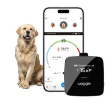 Waggle Pet Monitor Lite+ & Pro+  with GPS Temp/Humidity/Geofence Alerts NIB