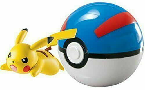 Pokemon Boys Great Repeat Ball Poke-ball Pikachu Figure Game Gift Toy Training