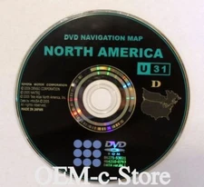 GPS DVD Navigation Map North America U31 D Denso Navteq Tele Atlas Toyota Lexus