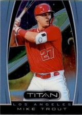 2019 Panini Titan Holo #8 Mike Trout - NM-MT