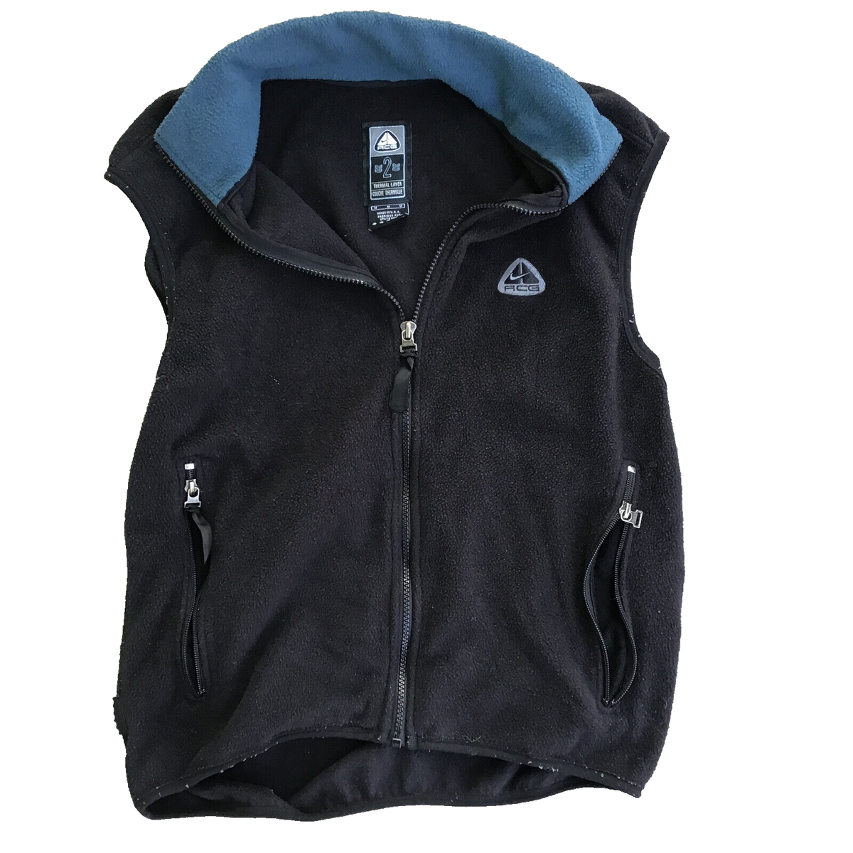nike acg vest black