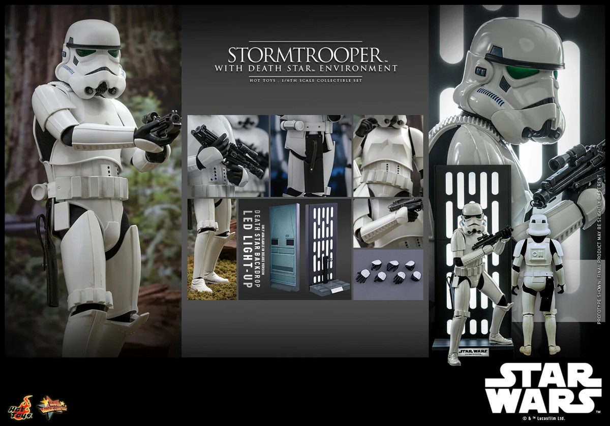 1/6 Star Wars Stormtrooper Figure & Death Star Enviroment Hot Toys
