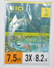 rio powerflex trout tapered leaders 7.5ft 3x ...