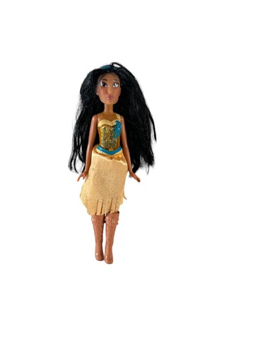 Disney Pocahontas Preowned 11" Doll Buckskin Style Dress Articulated Arms Hands - Picture 2 of 5