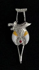 Masonic Shrine Crutch Lapel Pin (SPT3965)