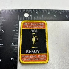 Western Band Association Marching Band Championships 2004 FINALIST Patch 12Z8