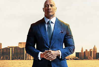 Großes A3 Dwayne Johnson / The Rock Poster (brandneu)