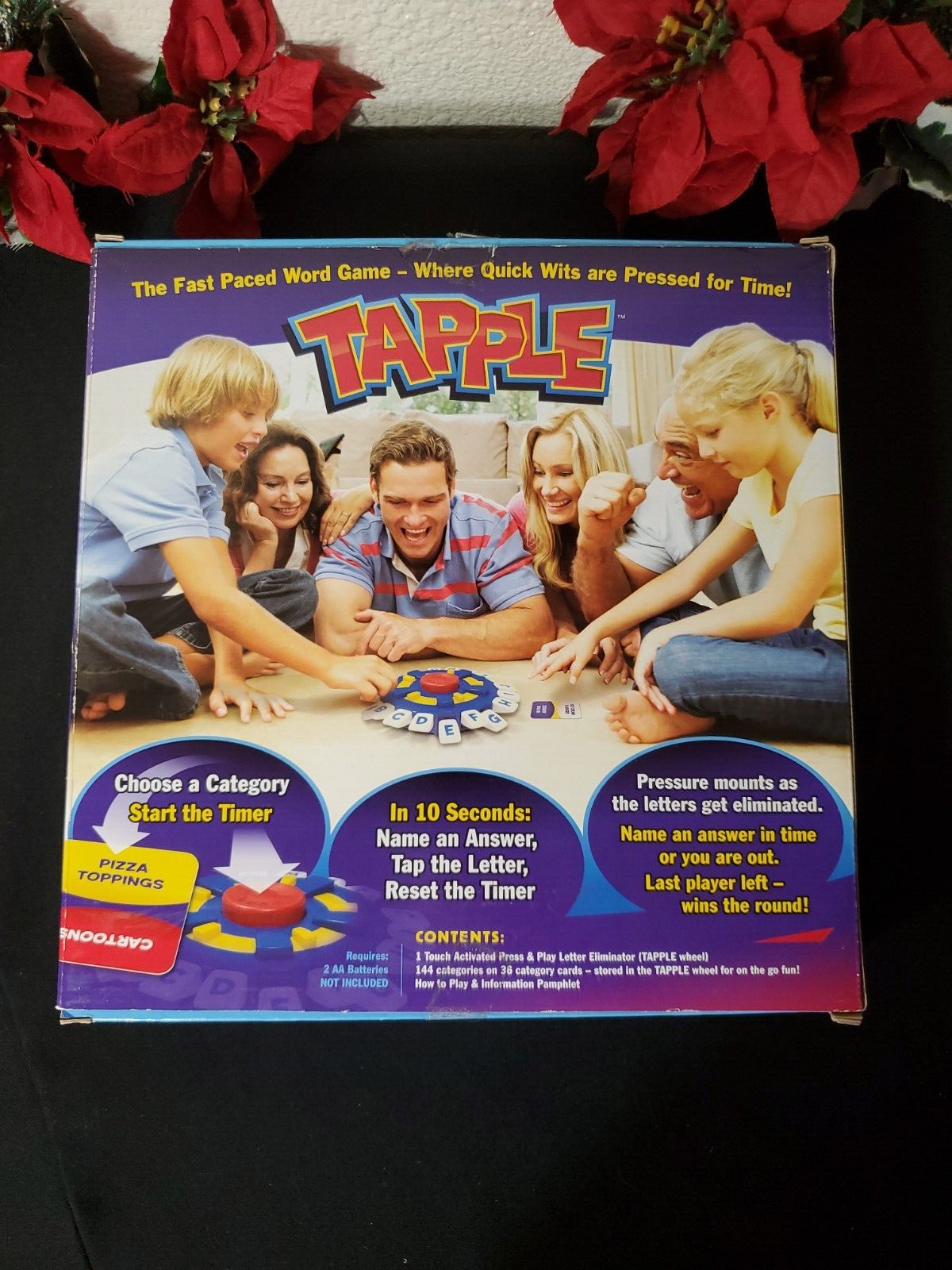 TAPPLE® Word Game, Fast-Paced Family Board Game, Choose a Category & Race  Against the Timer to be the Last Player, Learning Game Great for All Ages