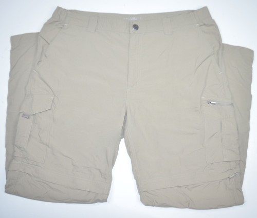 Columbia Convertible Zip-Off Rip-Stop leichte Cargo Outdoor Hose 40 x 32