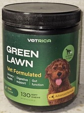 VetRica Green Lawn Chews for Dogs Urinary Health Digestive Support Duck Flavor