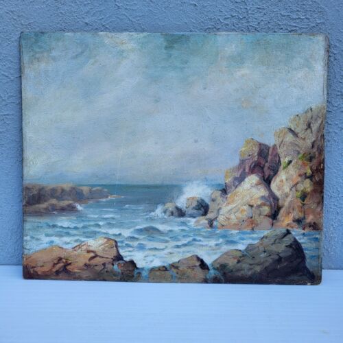 Thomas L. Hunt 1882-1938 Listed Artist - Marine Oil Painting - Bild 2 von 8