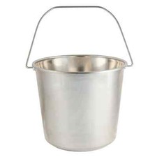 Stainless Steel Bucket with Handle 5Ltr HDuty Premium Quality New Model