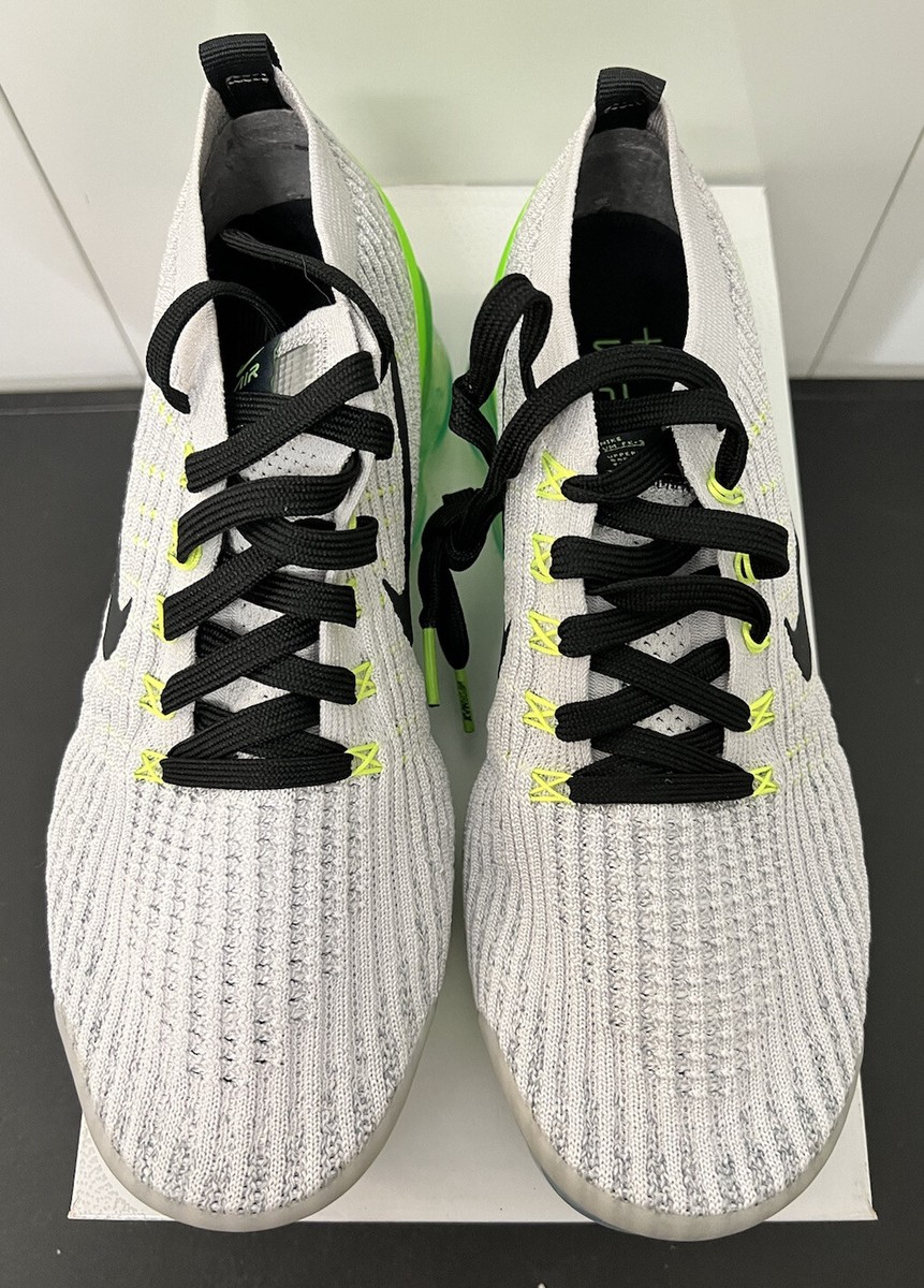 New Nike Air VaporMax Flyknit 3 Electric Green AJ6900 011