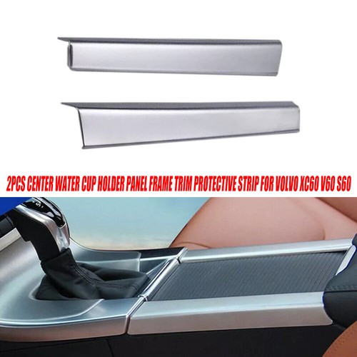 NUOVO Center Water Cup Holder pannello telaio trim strisce protettive per Volvo XC60 - Foto 4 di 13