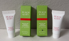 PEACH & LILY Peptide Pro Firming Moisturizer Travel Mini 2x Lot .16oz/5ml Each