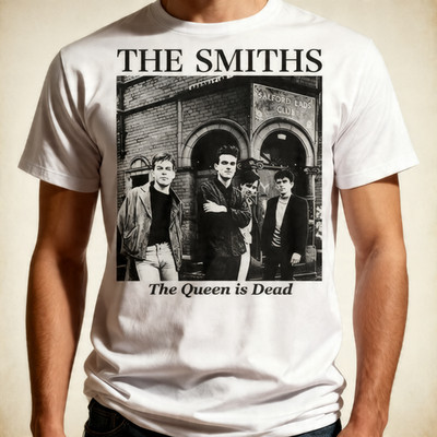 The Smiths The Queen Is Dead Punk Gift Tee Band Music Vintage T-Shirt