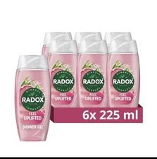 Radox Body Shower Gel Feel Uplifted Grapefruit & Ginger Scent 225ml x6 7.17 per litre