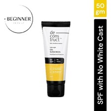 Deconstruct Lightweight Gel Sunscreen Spf 55 For All Skin Types 50gm
