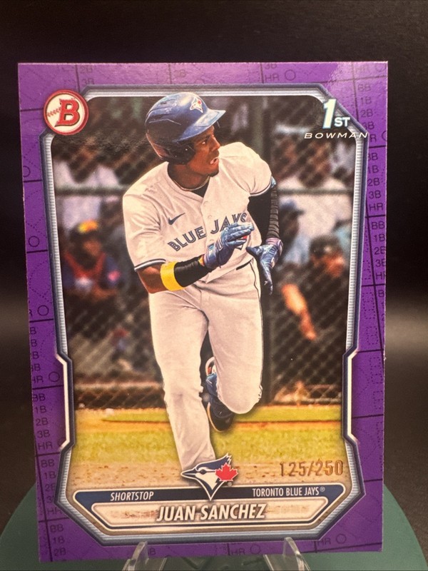 2026 Bowman #BP-25 Juan Sanchez Prospects Purple #/250