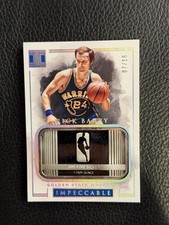 2016-17 Panini Impeccable Rick Barry #85 NBA Logoman Silver Bar /16