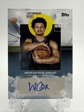 2025-26 Topps Walter Clayton Jr Contemporary Marks Rookie Auto Utah Jazz RC!!!