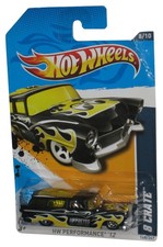 Hot Wheels HW Performance '12 8/10 Black 8 Crate Car Toy 148/247 - (Creased Card