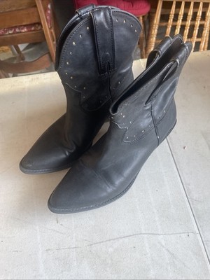 Jessica Simpson Women's Leather Black Boots. Shi ️kickers