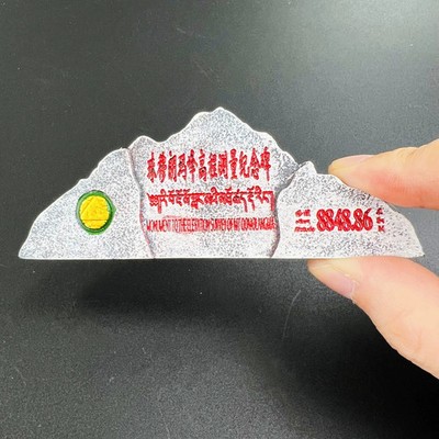 Mount Qomolangma 3D Tourist Souvenir Resin Refrigerator Fridge Magnet Craft