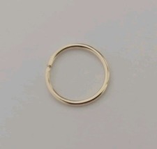 Anillo de nariz de oro de 14k calibre 22 de 7 mm piercing corporal aro de joyería
