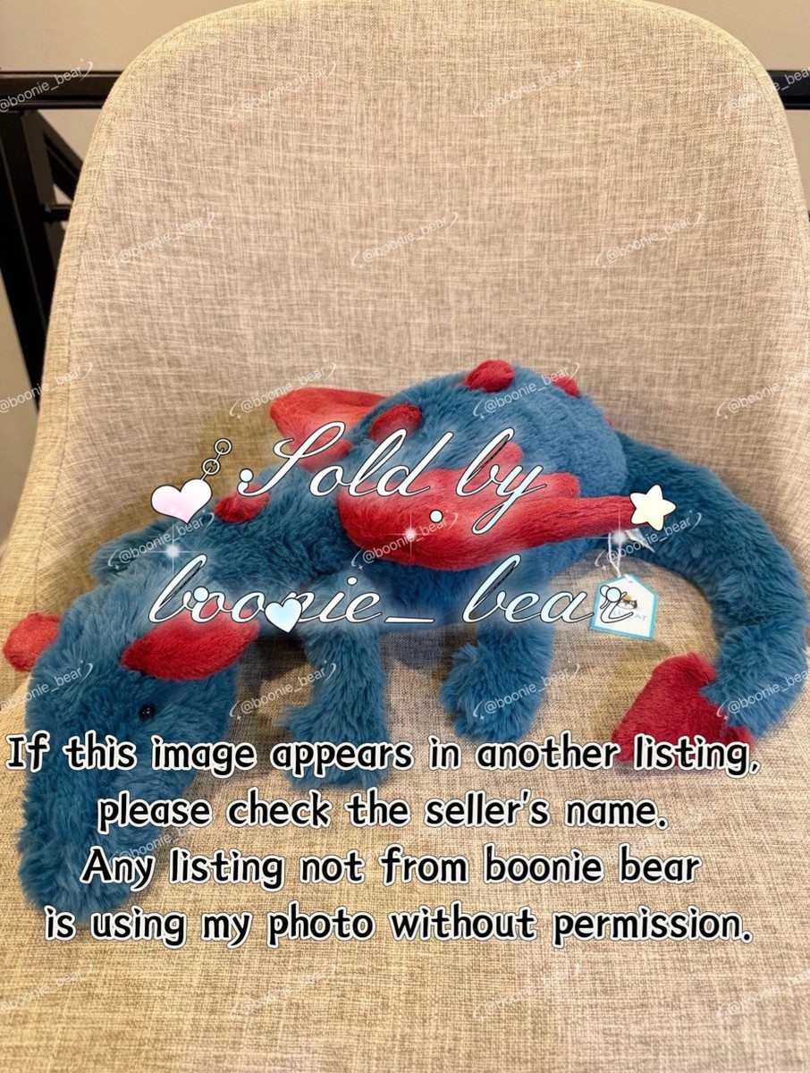 【shuna】デクスタードラゴン Jellycat Dexter Dragon Stuffed Animal 19 Inches Ship for sale