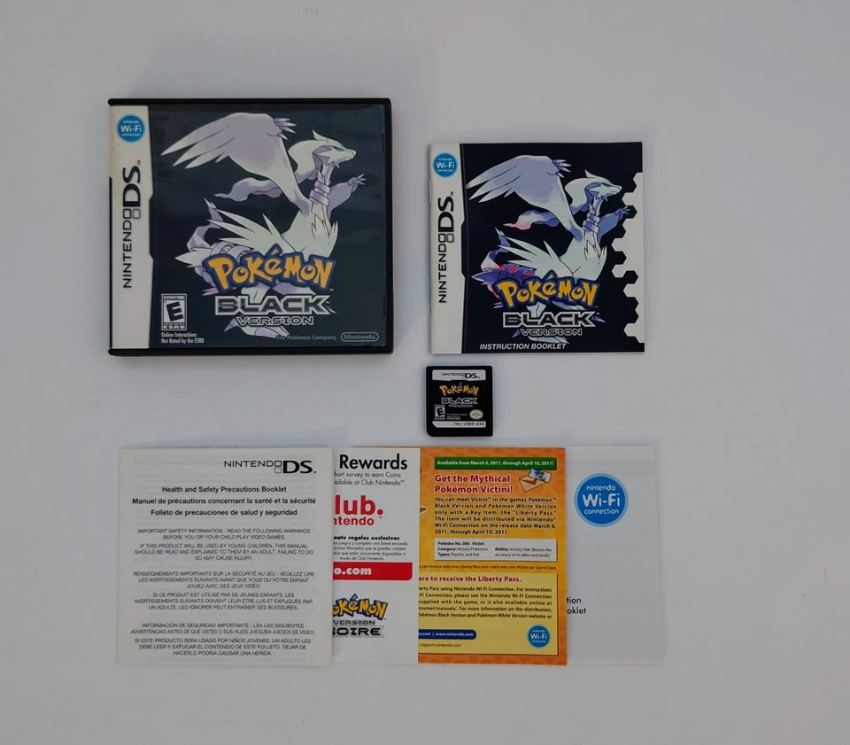 Nintendo DS Pokémon Black Version COMPLETE in Box - Image 4 of 4