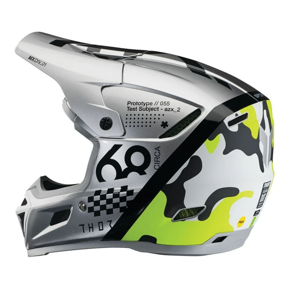 Thor Motocross Helm REFLEX SPORT RIOT Crosshelm Enduro MX-Helm - Bild 2 von 4