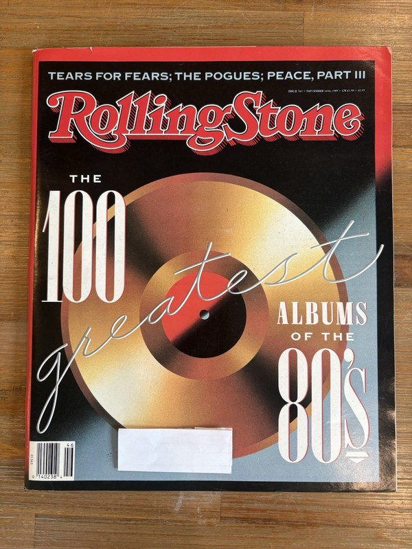 Rolling Stone Magazine Nov 1989 Issue #565 100 Greatest Albums of the 80s