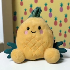 Perky Pineapple Plush Toy Small Yellow Palm Pals Palm Sized Soft Toy #1-042