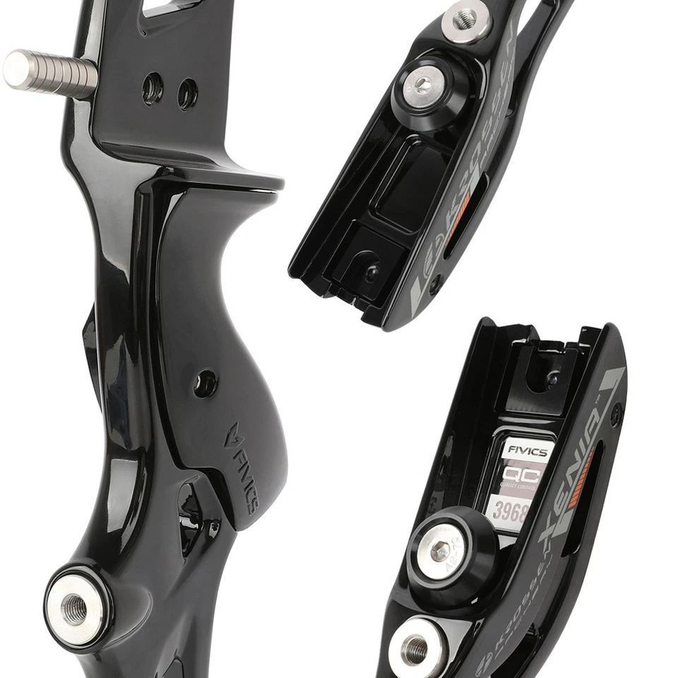 FIVICS Recurve Bow Riser 23'' 25'' Handle RH LH Wooden Grip Shooting Archery - Image 2 of 4