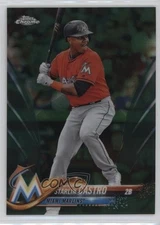 2018 Topps Chrome Green Refractor /99 Starlin Castro #141