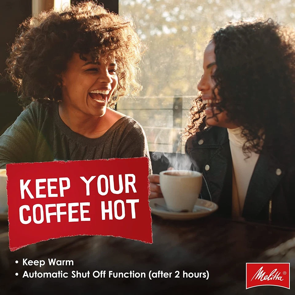 Melitta Aroma Tocco Glass Drip Coffee Machine w/10 Cup Capacity B09QDTW41B-C - Image 4 of 4