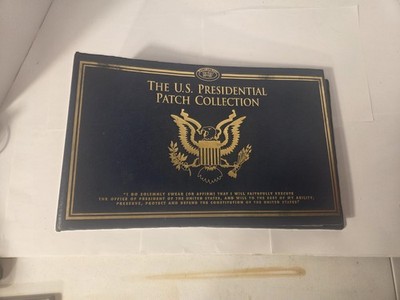 Willabee & Ward U.S. Presidential Patch Collection Binder Polk Adams Carter Blue