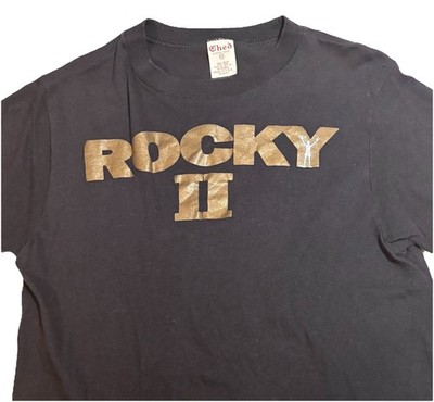Vintage 70s Rocky II 2 Movie Promo T Shirt 1979 Boxing Fighter Sz M Fits XS