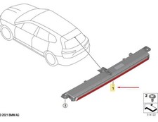 BMW iX I20 Dritte Bremsleuchte hinten 63257953889 NEU ORIGINAL