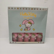 HELLO KITTY Sanrio Easter Pink Bunny 10 Decorative String Light VTG NEW 